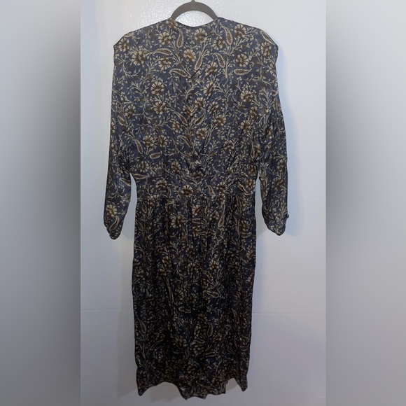 Brand New Bellerose Blue Printed Dress - Picture 2 of 4